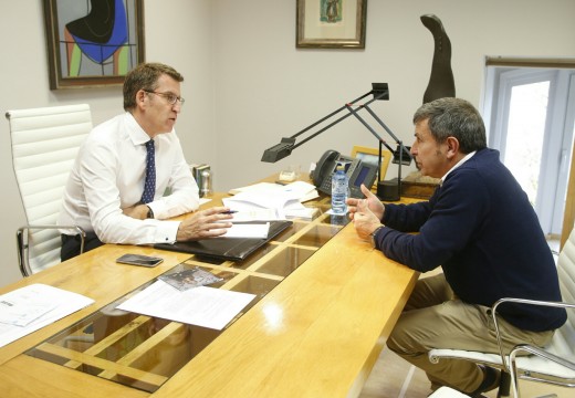 O alcalde analiza co presidente da Xunta as necesidades do saneamento integral do concello e o Novo Riveira Atlántica